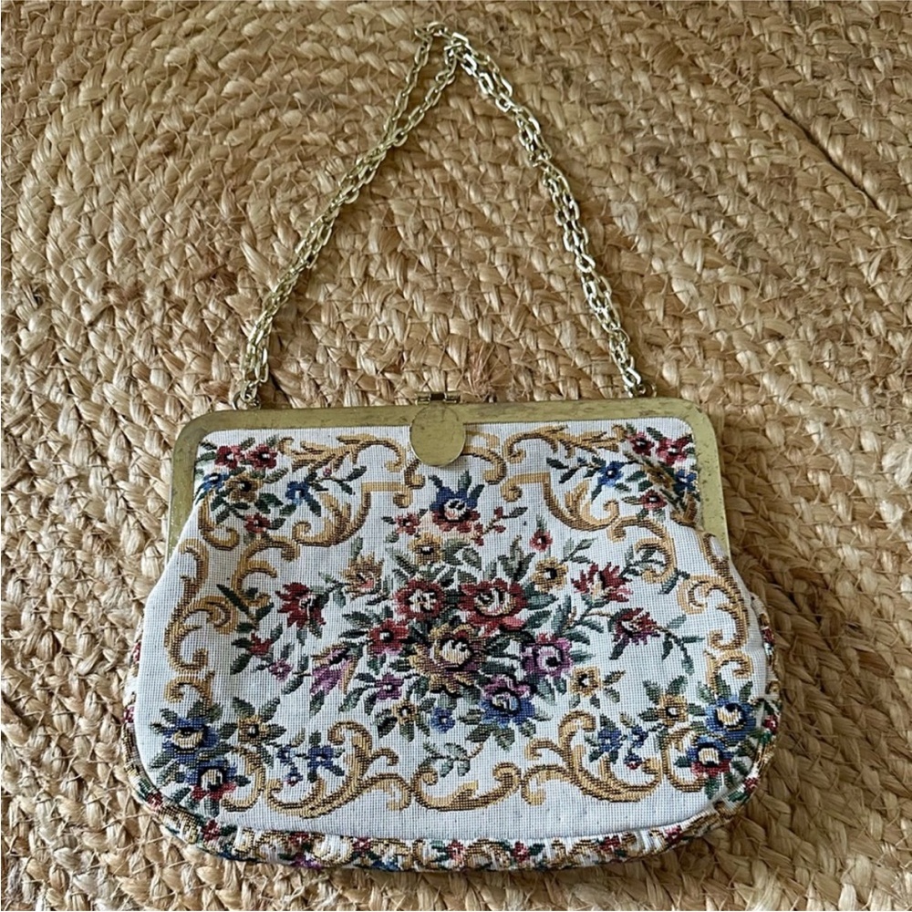 1950s Needlepoint Bag